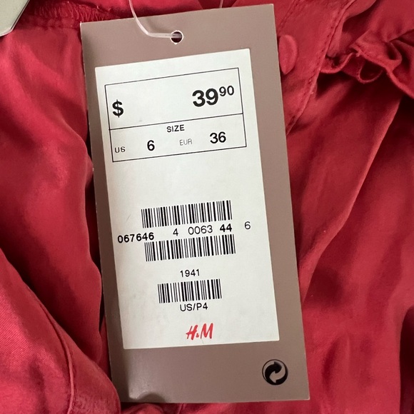 H&M Silk Short sleeve Blouse - Picture 4 of 7